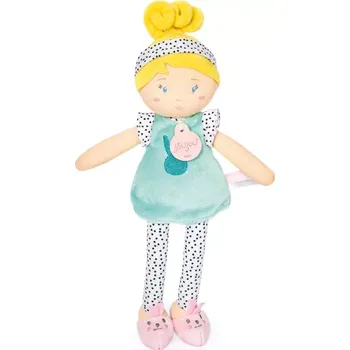 Panenka Doudou Jolijou Paris Doudou Julijou Panenka LES PIPELLETTES 25 cm 1 ks tyrkysová