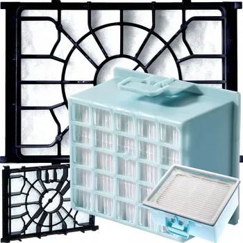 Filtr do vysavače SADA FILTRŮ FILTRY PRO VYSAVAČ BOSCH GL-30 GL-50 SIEMENS KOMPLET 2 KS