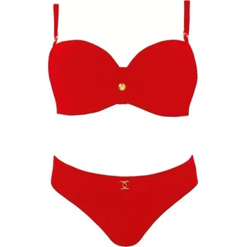 Dámské plavky PLAVKY EXCLUSIVE 2 S730V1EX2 červená 40D