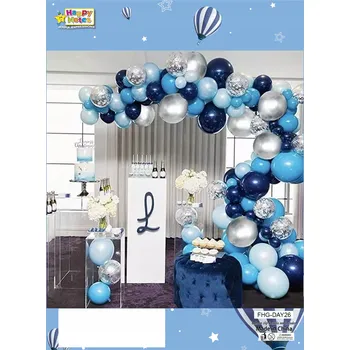 Balónek Modrý balónkový set 102 ks