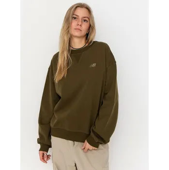 Dámská mikina New Balance Athletics (brown) XS, hnědá