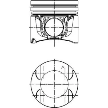 Píst motoru Píst KOLBENSCHMIDT (40262620)