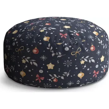 Taburet Sablio Taburet Circle Štědrovečerní noc: 38x48 cm