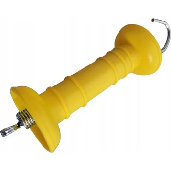 Pro koně Bránová rukojeť pro elektrický ohradník, žlutá, pro elektrické ohrady