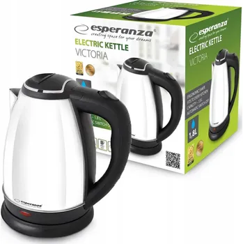 Rychlovarná konvice Rychlovarná konvice Esperanza Victoria 1800 W 1,8 l bílá