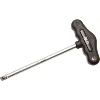Dílna Zástrčný klíč 3/8" x 230 mm s T-rukojetí BGS107802 (BGS107802) (Zástrčný klíč 3/8" x 230 mm s T-rukojetí BGS107802 nabízí pevnou konstrukci, ergonomickou rukojeť a délku 230 mm pro snadný přístup i v hůře dostupných místech.)