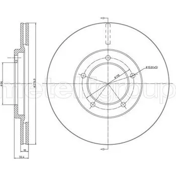 Brzdový kotouč Brzdový kotouč CIFAM (800-244)