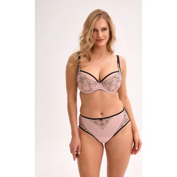 Podprsenka Poloměkká podprsenka Gaia BS 1332 Xenia růžovo-černá 85D