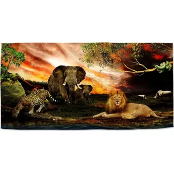 Osuška Sablio Ručník Zvířata ze Sahary - 30x50 cm