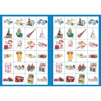 Pexeso Dvěděti Papírové pexeso dřevěné hračky