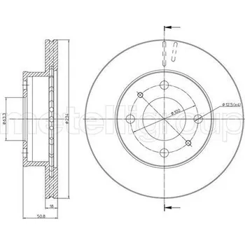 Brzdový kotouč Brzdový kotouč CIFAM (800-836)
