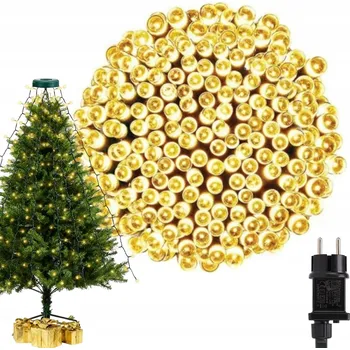 Vánoční dekorace VÁNOČNÍ OSVĚTLENÍ NA STROMEČEK LED teplé bílé světlo 20m 280ks vánoční ENERGETICKY ÚSPORNÉ