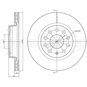 Brzdový kotouč Brzdový kotouč CIFAM (800-733C)