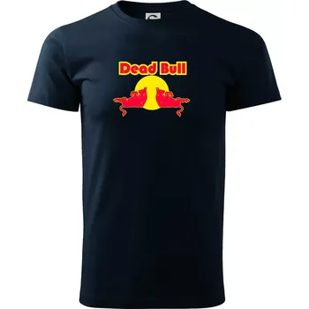 Pánské tričko Dead Bull - Triko extra velké (5-8XL) - 6XL ( Námořní modrá (velmi tmavá - téměř černá) )
