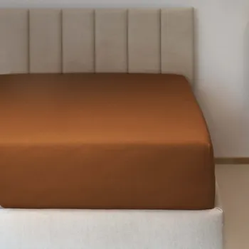 Prostěradlo Prostěradlo jersey č.9 skořicová 200x200