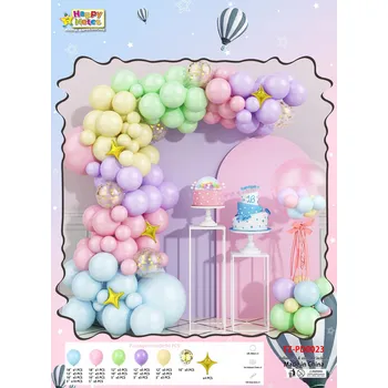 Balónek Sada 94 růžových balónků ks