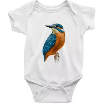 Kojenecký body Lednáček kreslený - Body kojenecké s krátkým rukávem - Krátký r. 12-18 měs ( Bílá )