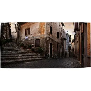 Osuška Sablio Ručník Starý dům 2 - 50x100 cm