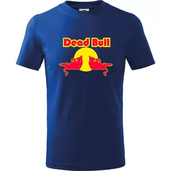 Dead Bull - Tričko dětské bavlněné - 158 cm/12 let ( Královská modrá )