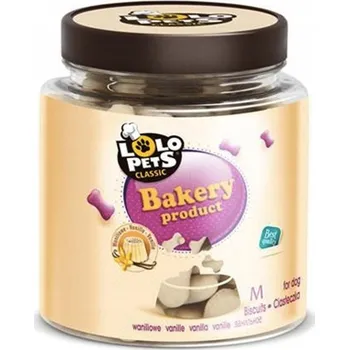 Pamlsek pro psa Lolo Pets Classic Sušenky - Vanilkové kosti v dóze M - 210g