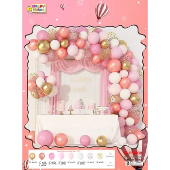 Balónek BALÓNKOVÁ GIRLANDA SADA BAREVNÝCH BALÓNKŮ