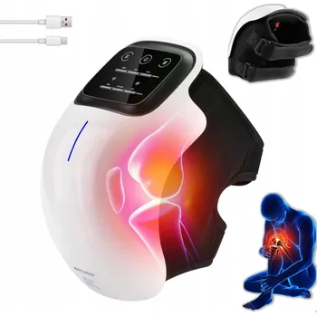 Masážní přístroj MASÁŽNÍ PŘÍSTROJ NA KOLENO, LOKET A RAMENO S LASEREM, VIBRACEMI A NAHŘÍVÁNÍM
