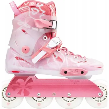 Kolečkové brusle Dámské inline Kolečkové Brusle Flying Eagle X5D Spectre růžové 39