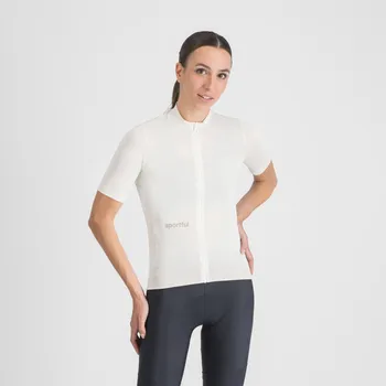 cyklistický dres SPORTFUL Cyklistický dres s krátkým rukávem - CLASSIC W - bílá