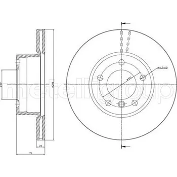 Brzdový kotouč Brzdový kotouč CIFAM (800-396C)