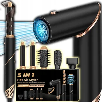 Žehlička na vlasy UKLISS 5v1 Fén a Kulmofén – Kulma, Žehlička Na Vlasy, Ionizace