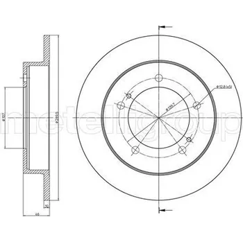 Brzdový kotouč Brzdový kotouč CIFAM (800-590)