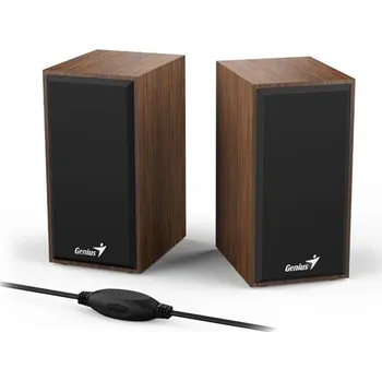 Audio GENIUS repro SP-HF180 Dark Coffee/ 2.0/ 6W/ dřevěné/ barva tmavé dřevo - VÝPRODEJ