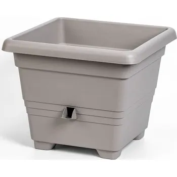 Květináč Plastia Samozavlažovací květináč Bergamot 60x60 taupe