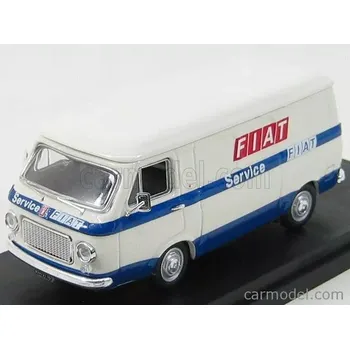 autíčko Rio-models Fiat 238 Van - Assistenza Fiat 1971 1:43 Bílá Modrá