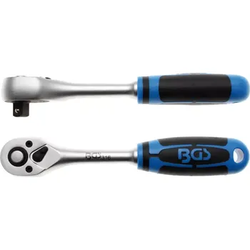 Ráčna Přepínací ráčna 3/8" BGS100316, profi s vyhazovákem (BGS100316) (ráčna 3/8", 72 zubů, délka 205 mm, ABS rukojeť)