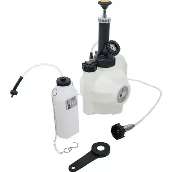 Nářadí pro automobil Sada přípravku pro odvzdušnění brzd (3 dílná) BGS1071032 (BGS1071032) (Tato tří dílná sada obsahuje vše potřebné pro odvzdušnění brzdového systému, kompatibilní s většinou běžných vozidel a usnadňuje údržbu brzd. Praktické provedení umožňuje jednoduchou m