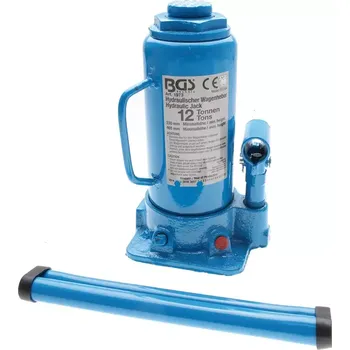 zvedák zvedák hydraulický 12 tun ( panenka ) (BGS101973) (Hydraulický zvedák BGS (nostnost 12 t) Technické údaje Nosnost [kg]: 12 000 Min. výška [mm]: 230 Max.výška [mm]: 465)