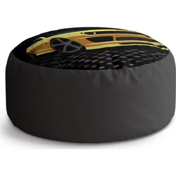 Taburet Sablio Taburet Circle Chevrolet Camaro Puntíky: 38x48 cm