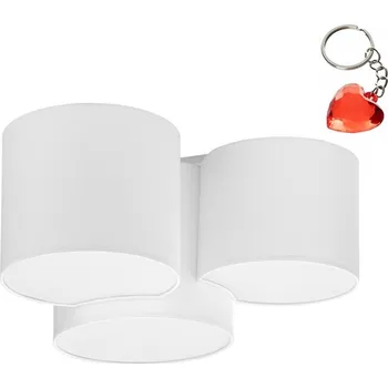 Stropní Svítidlo kulatý TK-Lighting 56 x 42 cm bílý