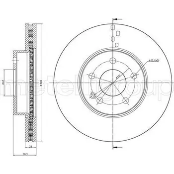 Brzdový kotouč Brzdový kotouč CIFAM (800-723)