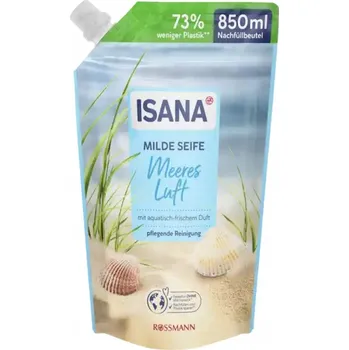 Mýdlo ISANA MEERES LUFT Jemné mýdlo SVĚŽÍ MOŘSKÁ VŮNĚ 850ml NÁHRADNÍ NÁPLŇ