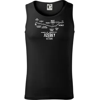 Pánské termoprádlo Jizerky ve stopě - Tílko pánské Core - XL ( Černá )