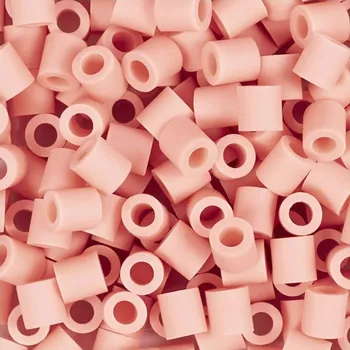 Dětské navlékací korálky Nabbi Zažehlovací korálky BIO bio (1000ks) lososová