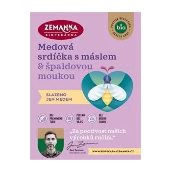 Medová bio srdíčka s máslem 2kg