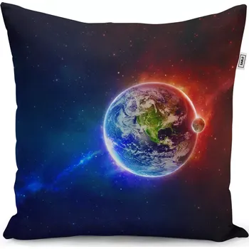 Polštář Sablio Polštář Planeta Země - 50x50 cm