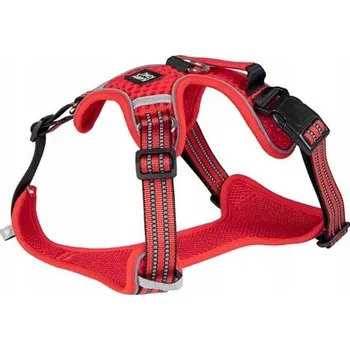 Postroj pro psa Postroj pro psa, červený, síťovaný, XL, obvod krku 59-84 cm / obvod hrudníku 73-100 cm