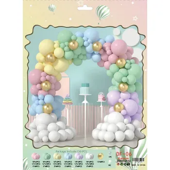 Balónek Vícebarevná sada balónků, 130 ks