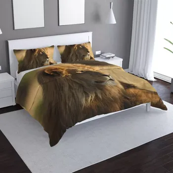 Povlečení Sablio Povlečení Lev 3 - 140x220 / 90x70