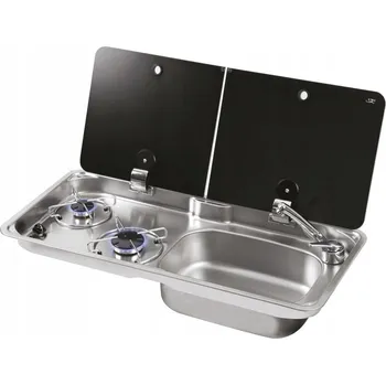Sporák Plynový sporák s dřezem CAN 70547