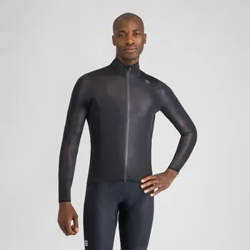 Cyklistická bunda SPORTFUL voděodolná bunda - AQUA LIGHT - černá XL